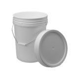 Balde Blanco de 20 Lts. Tapa Alta